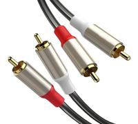 KAHDGSS Gold Plated Male To Male Connector Cord Line Extension Cable Wire For Home Entertainment Sound Systems HDTV Connection Line
