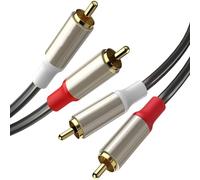 KAHDGSS Gold Plated Male To Male Connector Cord Line Extension Cable Wire For Home Entertainment Sound Systems HDTV Connection Line