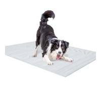 KAHDGSS Green Refrigerating Pet Mat Velutinous Cool Technology Dog Puss Season Bed Not Deadly Strong Plan Compact for Home Travel Ice Fabric Pet Mat