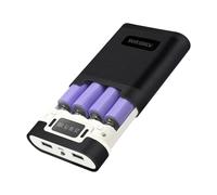 KAHDGSS Interchangeable 4x18650 Battery Charging Case Quick Charging Capability LED Power Suitable for Various Device Battery Holder