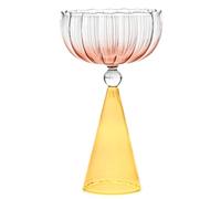 KAHDGSS Kitchen Glasswares Colorful Cocktail Cups Creative Wine Cup Unique Flower Beverage Cups Suitable for Any Setting Unique Flower