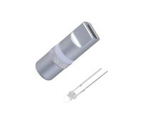 KAHDGSS LED Light Equipped Aluminum Alloy Housing Case For Type C Cable Do-it-yourself And Maintenance USB C Connector Casing Aluminum Alloy Enclosure