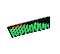 KAHDGSS LED Voice Control Music Spectrum Pickup Rhythm Analyzation Light Display Meter Sound Light Spectrum Display Portable Music Visualization