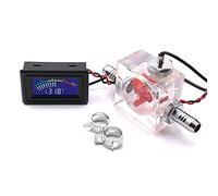 KAHDGSS Liquid Cooler 3 Way FlowMeter LED PC Computer Heat Dissipation Parts Computer Accessories