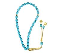 KAHDGSS Modern Oval Cut Glass Bead Lightweight Design Versatile Glittering Crystal Party Jewelry for Any Occasion Recycled Glass Fashion Accessory