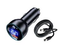 KAHDGSS MultiPorts Vehicle Chargers with 1Meter DC5.5X2.1Mm Cable and USB Port Car Chargers Supports Fast Charging for Travel Truck Power
