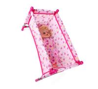 KAHDGSS Multipurpose Simulation Baby Dolls Crib Bed Toy Portable Accessory for Nursery Room Decoration and Pretend Play Reborns Dolls Crib