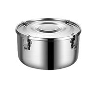 KAHDGSS Multipurpose Sturdy Stainless Steel Meals Prep Containers for Eating On The Way Daily Casual Use Accessory Easy to Clean Lunch Containers
