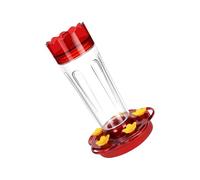 KAHDGSS Outdoor Hanging Bird Feeder Red Hummingbird Feeders With 5 Feeding Ports Easy Cleaning Garden Garden Yard Red Color Hanging Bird Feeders