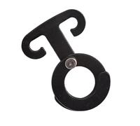 KAHDGSS Outdoor Paracord Tightener With O Shape Rings Aluminum Alloy Texture For Tent Backpacks Mountaineering Equipment Paracord Tightener For Hiking