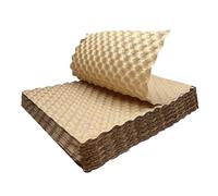 KAHDGSS Pack of 100 Paper Bubble Wrap Sheet Easy to Cut and Use for Various Packing Moving Needs At Homes or Bubble Packaging Paper