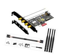 KAHDGSS PCIE 1X WiFi Card to PCIE Slot Supporting Fast Internet Integration Desktop Converter Fast Data Transfer PCIe WiFi Card Converter