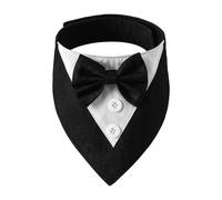 KAHDGSS Pet Neckerchief Collar Suit Design Adjustable Bandana Bowtie for Small Dog Cats Birthday Party and Festival Gathering Pet Bowtie