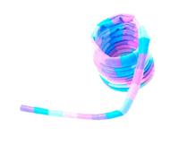 KAHDGSS Pet Supplies Rainbow Striped Plush Covering Telescopic Spring Cats Toy Interactive Fun Playing Accessories Cats Lover Indoor Pet Entertainment