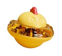 KAHDGSS Pet Treat Puzzle Ball With Adjustable Dispensing Hole Cats Food Dispenser Toy For Indoor Use At Living Room Bedroom Cats Feeder