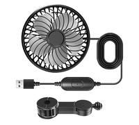 KAHDGSS Portable Automotive Headrest Fan 5V USB Operations 3 Adjustable Speeds Universals Vehicle For Car Rear Seat Plug And Play Car Fan USB