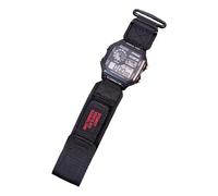 KAHDGSS Quick Changing Nylon Watch Strap Band Hook and Fastener Strong Reinforced Stitching Stylish Design for Most Types Easy Adjust Strap