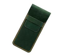 KAHDGSS Retro Leather Pen Case Fountain Pens Pouches Light Weight Pens Organiser for Men Women Office Writing Tool Organization Leather Pen Case