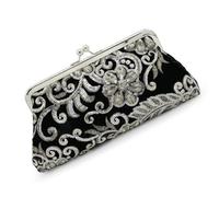KAHDGSS Sophisticated Ladies ' Evening Bag Shoulder Crossbody Purse with ICreative Beading and Various Carry Option for Women Retro Beaded Evening Bag