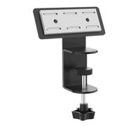 KAHDGSS Space Saving Desk Side Clamp Organiser For Power Board Iron Construction Adjustable 0.39-1.96inch Thick Black Design Removable Holder