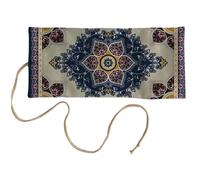 KAHDGSS Stable Tarots Card Pouches with Delicate Pattern Breathable Poly Linen Fabric Protects Decks From Damage & Wear Tabletops Game Storage Pouches