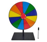 KAHDGSS Tabletop Prize Turntable Fortunes Wheel Spinnings Game Draws Roulette Erasable Fortunes Erasable Wheel