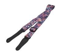 KAHDGSS Thicken Universals Guitar Shoulder Strap Electric Belt Shoulder Pad With Leather End Adjustable Guitar Neck Strap