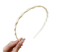 KAHDGSS Thin Headband Non Slip Candygirl HeadBands for Girl Wavy HeadBand for Kid Candy Color Headband Plastic Hair Hoop