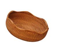 KAHDGSS Traditional Handcrafted Fruit Basket Bread Storage for Countertop Home Decorative Bread Holder