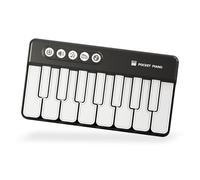 KAHDGSS Transportable Multiple Function Kids Electronic Keyset with Rhythm Synchronization Radiances Early Music Development Toy Pocket Electronic Keyboard