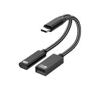KAHDGSS Type C To USB A Female Port & Charges Cable 60W Fast Charging Adapter Aluminum Charging Adapter For Phone Tablet Travel Friendly Charger
