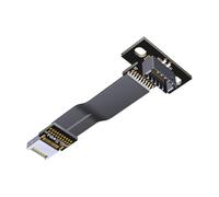 KAHDGSS USB 3.2 Gen 2 Type E Extension Cable 10Gbps Speed Adapter Flat Ribbon Cable with Screw Hole Front Panel Male to Female