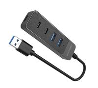 KAHDGSS USB Hubs 4 Port USB3.0 USB2.0 Fast Speed Data Transfer Solution For Enhanceds Productivity In Work Environment USB Hubs With Two Type C Port