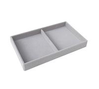 KAHDGSS Velvets Jewelry Storage Tray for Drawer Organization Stackable Rings Organiser Multifunctional Necklace Bracelets Holder Modern Jewelry Holder