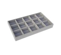 KAHDGSS Velvets Jewelry Storage Tray for Drawer Organization Stackable Rings Organiser Multifunctional Necklace Bracelets Holder Modern Jewelry Holder