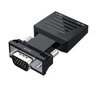 KAHDGSS VGA To HDTV Adapter With 1080P Highly Definition Transmission And Universals Compatibility