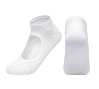 KAHDGSS Women Pilates Socks Slip Resistant Pilates Socks Full Toe Ankle Fall Prevention Grip Sock For Fitness Dance Grippy