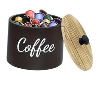 KAHDGSS Wood Filter Paper, Easy Access, Dry Holder for Home Coffee Filter Paper Organizers