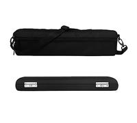 Kahdsvby 1 Set Black 16-Hole High-Grade Flute Leather Box Set Practical Suitcase Bag Flute Bag