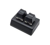 Kahdsvby Macro Programming Keyboard RGB Custom 2 Keys Keyboard Mini Copy and Paste OSU Keyboard Gaming Hotswap Keypad Easy to Use Black