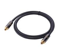 Kahdsvby Optic Audio Cable Digital Optical Fiber Cable Audio Cable 1M Toslink SPDIF Coaxial Cable for Amplifiers Player Soundbar Cable