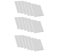 Kahdsvby Pack of 18 Self-Adhesive Acoustic Panels White 12 x 12 x 0.4 Soundproof Padding for KTV Home