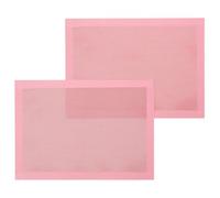 Kahdsvby Pack of 2 Perforated Silicone Baking Mats for Half Trays, Non-Stick Reusable Oven Liners for Making Bread/Pastries