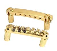 Kahdsvby Roller Saddle Bridge ABR-1 Tune-O- Bridge Tailpiece Bridge for Guitar Parts