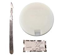 Kahdsvby Table Tennis Racket Assembled Cutting Machine Tool DIY Rotary Cutting Platform Accessories Rubber Ping-Pong, 1 Set