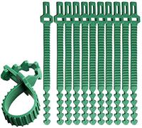 KAHEIGN 10Pcs Heavy Duty Plant Ties, 35CM Adjustable Tree Ties Straps Interlock Garden Plant Ties for Shrub Rose Tree Support