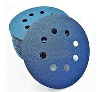 KAHEIGN 60Pcs 125mm Sanding Discs, 120/180 /240/320 /400/600 Grit 8 Hole 5 Inch Round Sanding Pads, Hook and Loop Wet and Dry Sandpaper for Random Orbital and DA Sanders