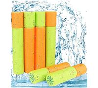 KAHEIGN 6Pcs Water Pistols for Kids, 33CM Mixed Colors Foam Water Pistol Beach Toys Squirt Gun Water Blaster for Party Favors Pool Garden Outdoor