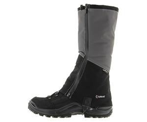 Kahtoola NAVAgaiter Tall GTX Gaiters I Waterproof Gore-TEX Boot Protection for Mountaineering, Hunting, Off-Trail Hiking in Mud, Snow & Ice - Dark Gray | Black - Small