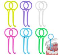 KAHZOR 12 Pcs Dental Aligner Removal Tools, Aligner Removal Tool, Invisal*gn Cleaning, Invisible Teeth Removal Tool, Oral Corrector